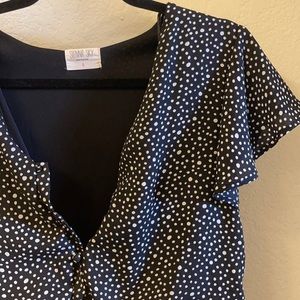 Sienna Sky polka dot Romper